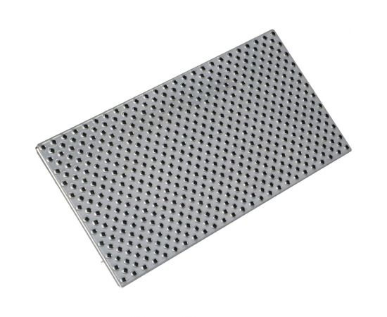 Двухкомпонентная зубчатая терка FASTER TOOLS нержавеющая сталь, 160x350 мм 2305 – изображение 3