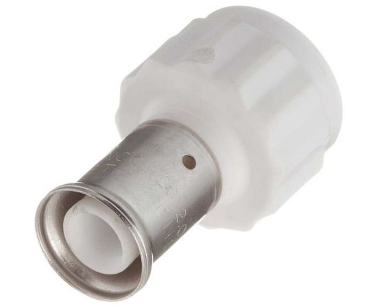 Муфта HENCO ВР, ПВДФ пресс, белая, 20x3/4"" 18PKW-2005 – изображение 2