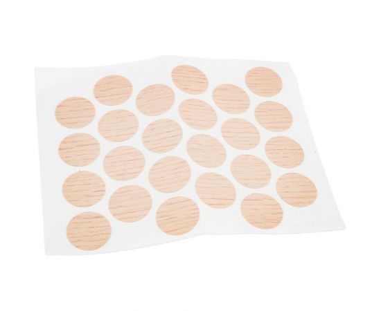 Заглушка Tech-Krep самоклейка 18 мм светлый дуб 24 шт. пакет 148108 – изображение 3