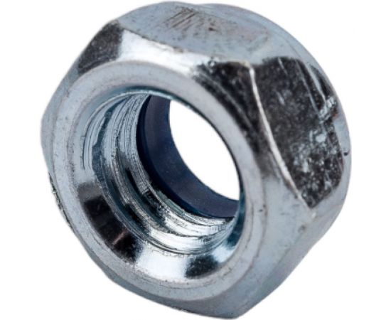 Гайка со стопорным кольцом МЕТАЛЛСЕРВИС M8, DIN 985, цинк, 50 шт. 1239403 – изображение 3