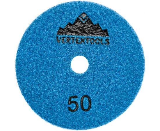 Круг алмазный гибкий шлифовальный ""Черепашка"" для мрамора 100 мм, сухое шлифование, Р50 vertextools 13-100-50 – изображение 2