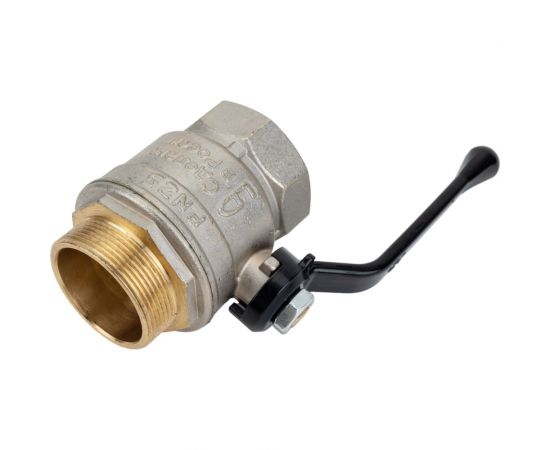 Шаровой кран LD Pride латунь никель Ду50 Ру25 ВР/НР 007-8004 – изображение 3