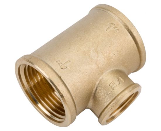 Тройник LD PRIDE 1 - 1/2 - 1 вн/вн/вн, латунь, 25-15-25 552125 – изображение 3