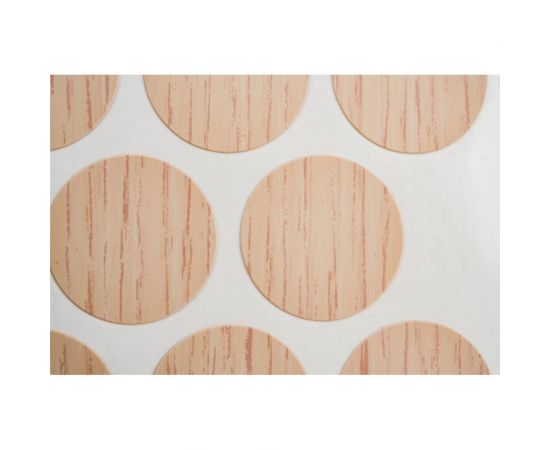 Заглушка Tech-Krep самоклейка 18 мм светлый дуб 24 шт. пакет 148108 – изображение 2