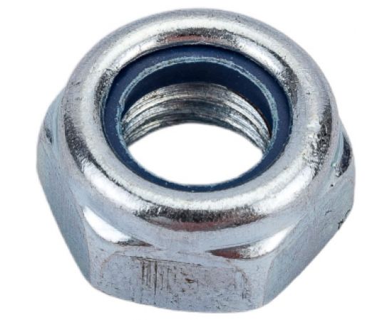 Гайка со стопорным кольцом МЕТАЛЛСЕРВИС M8, DIN 985, цинк, 50 шт. 1239403 – изображение 2