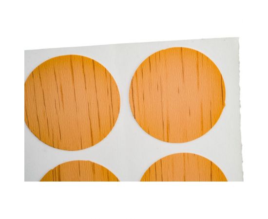 Заглушка Tech-Krep самоклейка 18 мм бук 24 шт. пакет 148100 – изображение 3