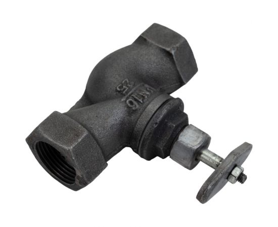 Запорный клапан DN.ru 15кч18п1 Ду25 Ру16 чугунный муфтовый D090-00235 – изображение 3