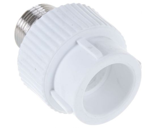 Комбинированная муфта под ключ PRO AQUA PP-R НР белая d-32 мм 1" PA23518Pb – изображение 2