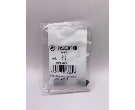 Комплект графитовых щеток 2 шт, Metabo, OEM 34301113/115/as Asein 1819J – изображение 2