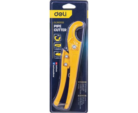 Труборез DELI dl350033 для пластиковых труб 33 мм, сталь 65mn, тефлоновое покрытие 118719 – изображение 5
