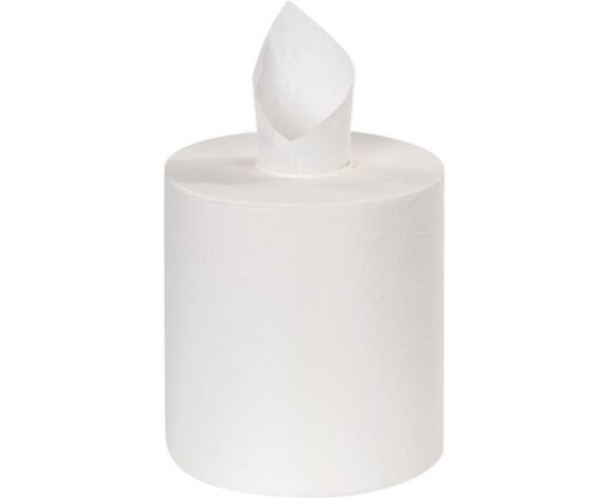 Бумажные полотенца ЛАЙМА M2 PREMIUM с центральной вытяжкой 150 м, 2 слоя, белые, комплект 6 рулонов 112507 – изображение 4