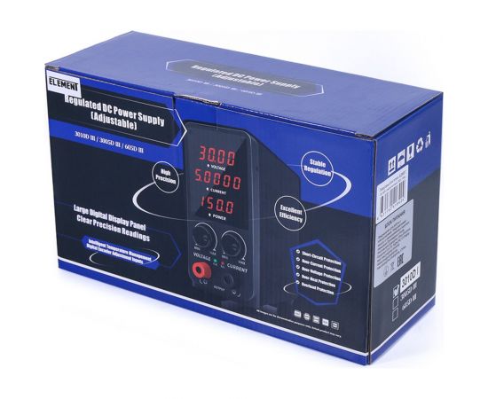 Лабораторный импульсный блок питания ELEMENT 3010D-I (30V 10A) 17663 – изображение 5