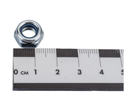 Гайка со стопорным кольцом МЕТАЛЛСЕРВИС M8, DIN 985, цинк, 50 шт. 1239403 – изображение 4