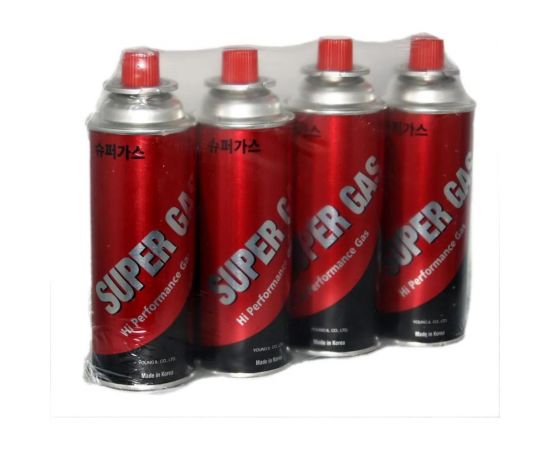 Баллон газовый набор 4 шт, всесезонный, цанговый для портативных газовых приборов SUPER GAS 2711139704 – изображение 4