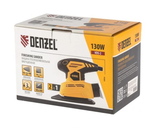 Плоскошлифовальная вибрационная машина DENZEL VDS-2 27614 – изображение 12