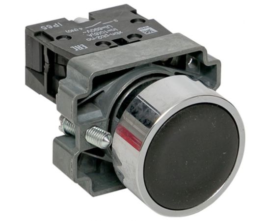 Кнопка EKF BA21 черная NO IP65 PROxima xb2-ba21-65 