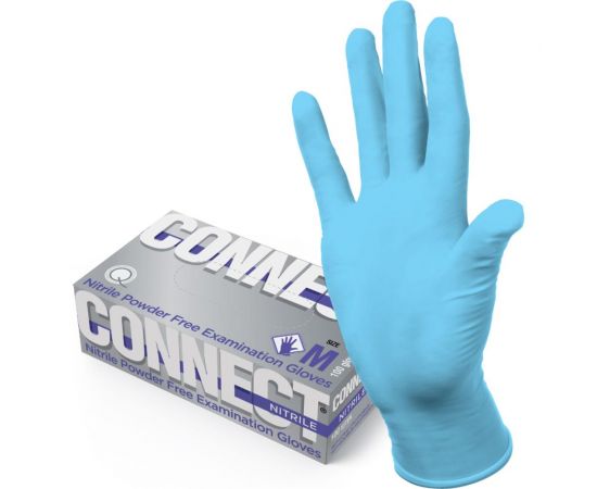 Нитриловые перчатки CONNECT 100 шт., размер M CТ0000004691 