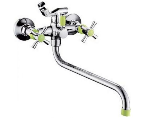 Смеситель Potato для ванны с круглым изливом и переключателем для душа P2254-11 