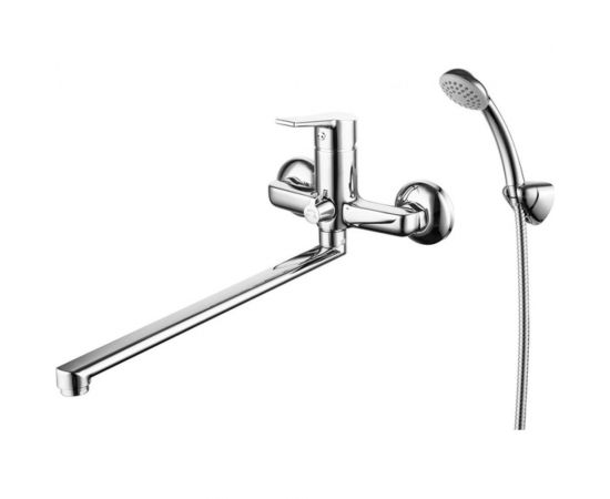 Смеситель для ванны с длинным изливом Milardo Stripe STRSB02M10 