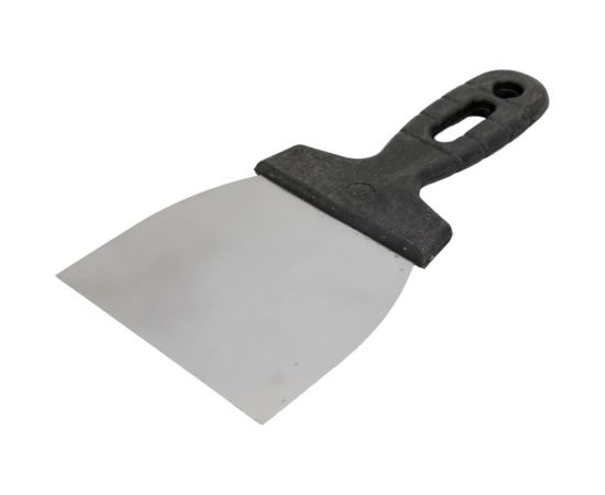Шпатель Управдом нержавеющий с пластиковой ручкой, 100 мм 053222-100 4100003388 – изображение 2