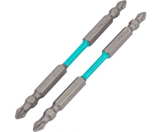 Насадки двусторонние магнитные PH2хPH2, 110 мм, 2 шт JETTOOLS W2-21-011022-2 – изображение 3