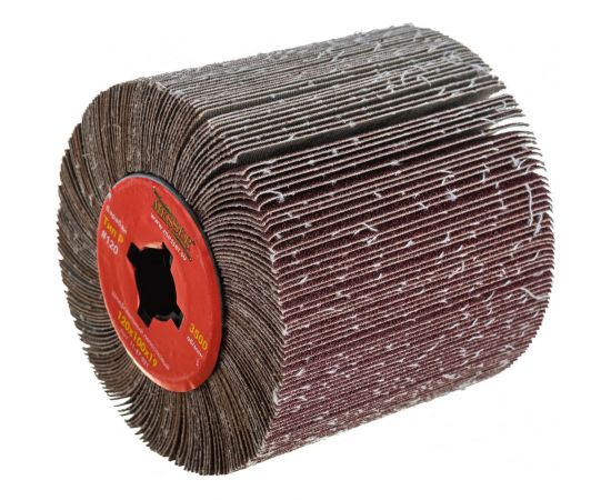 Барабан шлифовальный лепестковый (120х100 мм; Р120; посадка 19 мм) MESSER 11-57-021 – изображение 3