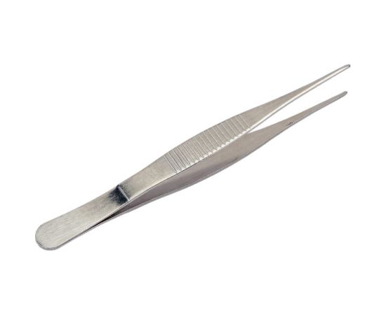 Прямой пинцет MOS нержавеющий 125 мм 67437М – изображение 4