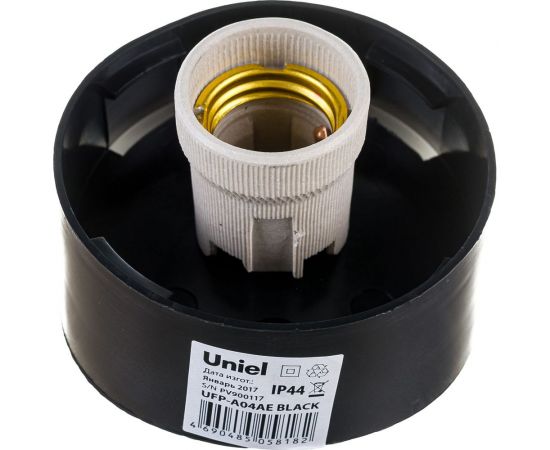 Резьбовое основание для садово-парковых светильников Uniel BLACK UFP-A04AE 8311 – изображение 2