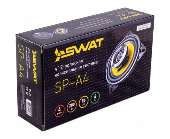 Коаксиальная акустика SWAT 10 см, 40/180 Вт, пара SP-A4 – изображение 4