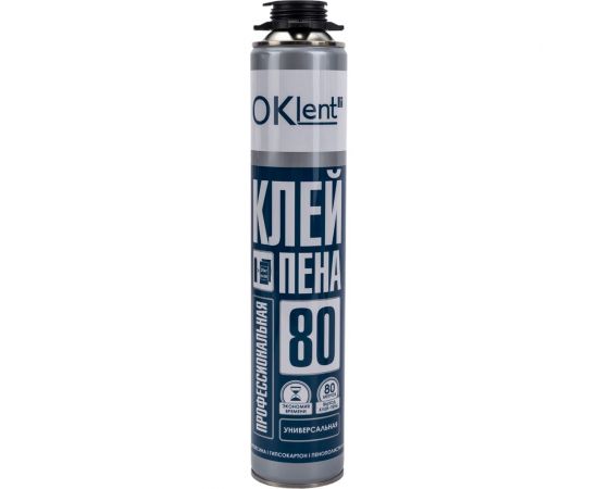 Клей-пена OKlent профессиональная, универсальная, 950 гр, 343725 – изображение 5