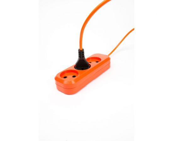 Сетевой удлинитель МПП УДЛИНИТЕЛЬ У-3-1,5, 1300 Вт, 6А, 3гнезда, 1,5 м, без заземления, оранжевый, ПВС, 2x0,75 999000000003601 – изображение 5