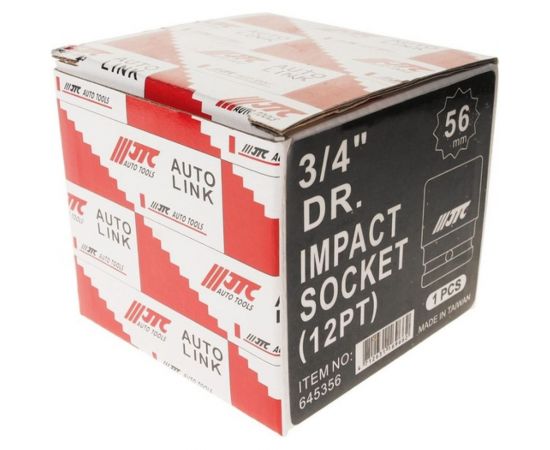 Двенадцатигранная торцевая ударная головка 3/4х56мм, 58мм JTC 645356 – изображение 5