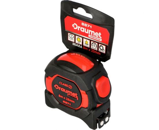 Рулетка DRAUMET PREMIUM 8 м x 25 мм 8871 – изображение 6