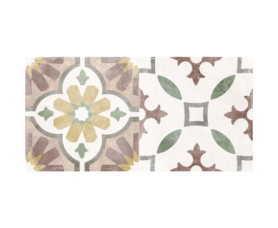 Керамическая настенная плитка LAPARET Atlas бежевый микс, 20x40 см, 1.2 кв.м, 15 плиток в упаковке х9999279382 