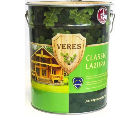 Пропитка Veres Classic Lazura №17 золотой бор 9 л 1 205688 