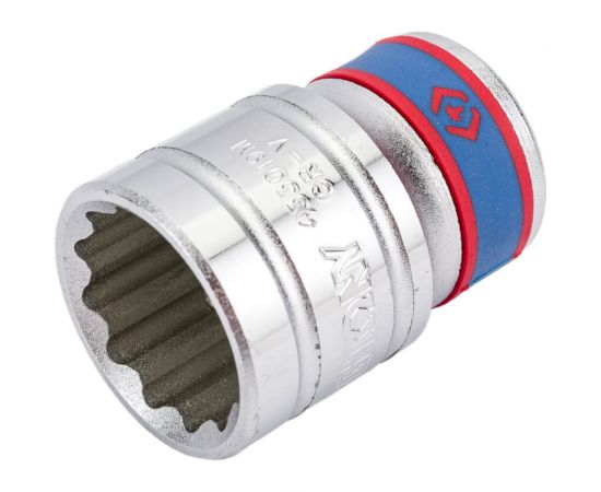 Торцевая стандартная двенадцатигранная головка 1/2"", 19мм KING TONY 433019M 