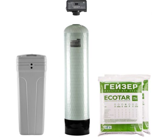 Установка обезжелезивания (до 30 мг/л) и умягчения воды Гейзер аквашеф l 432 автоматическое управление на 2-3 точки водоразбора 33678 