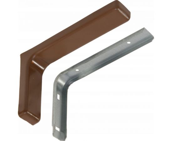 Кронштейн с декоративными накладками MFK-TORG коричневый L=240мм К-91 