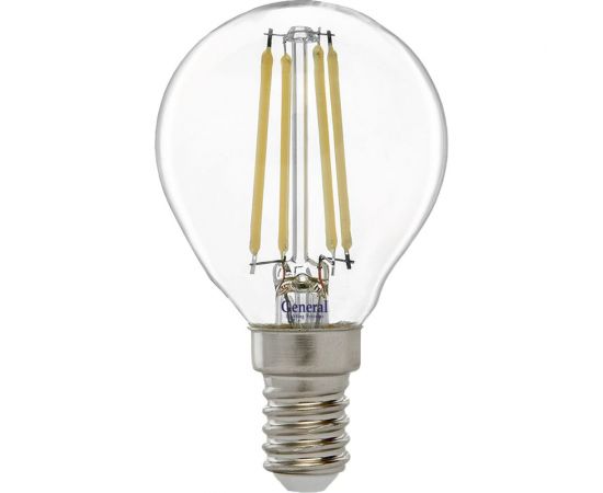 Светодиодная лампа General Lighting Systems FIL Шарик 45S-8W-E14 649978 