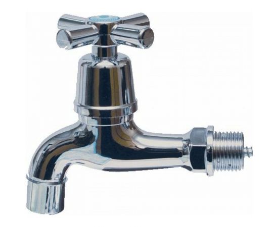 Пластиковый водоразборный кран Terma хром 66451 