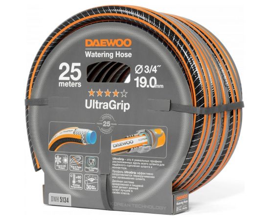 Шланг DAEWOO ultragrip, 3/4"", 19 мм, 25 м DWH 5134 – изображение 6