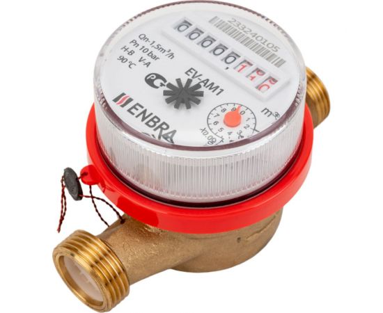 Счётчик учёта горячей воды Энбра EV-AM1 L110 D15 B без сгонов – изображение 4