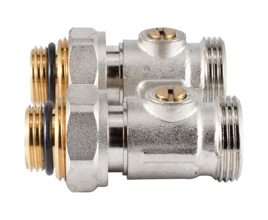 Узел нижнего подключения радиатора PROFACTOR прямой шаровой 1/2х3/4 ЕК PF RVS 612 – изображение 7