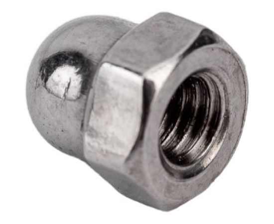 Шестигранная колпачковая гайка DINFIX DIN 1587, нерж А2, M4, 10 шт. 00-00003334 – изображение 5