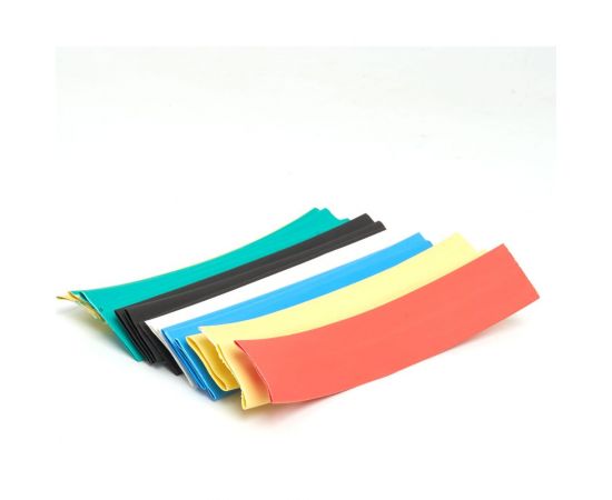 Набор термоусадочных трубок STEKKER hsht-1260-10m, длина 10 см., коэф. усадки 2:1, мультиколор (21шт в упаковке), 39715 – изображение 3