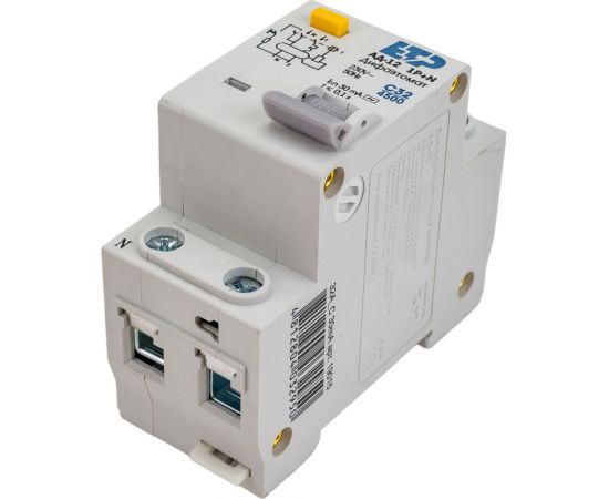 Дифференциальный автомат ETP 1P+N 32А тип АС 30 мА 4,5 кА 19015 – изображение 5