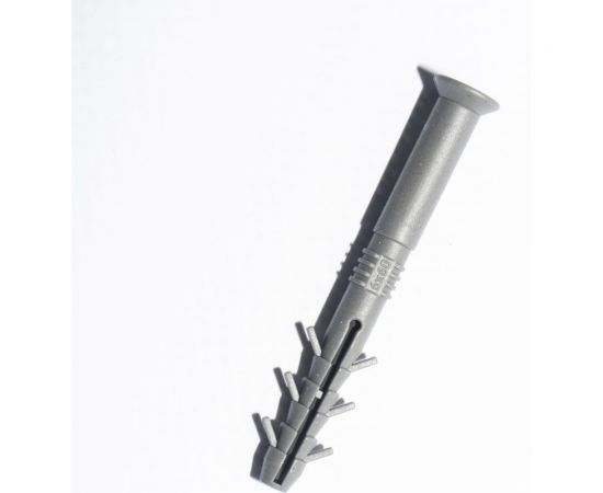 Дюбель с ударным шурупом МВИС Крепежные системы дюбель-гвоздь с усами, 6x60 мм, полипропилен, потай., 100 шт. ДБМ0660П – изображение 3