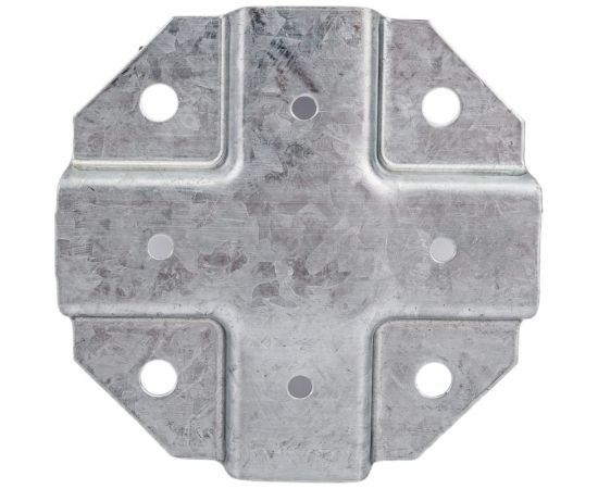 Краб-система Крепче Х-образный, оцинк., 25x25 мм, 50 шт. 2947744 – изображение 3