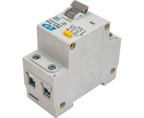 Дифференциальный автомат ETP 1P+N 25А тип АС 30 мА 4,5 кА 19014 – изображение 2