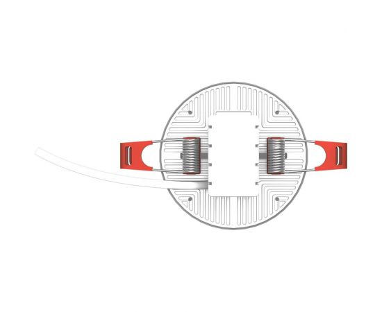 Встраиваемый светильник elementary adjustable frameless модель fl круг 9w, 800lm, 4000k, 1/100 Gauss 9034460209 – изображение 6